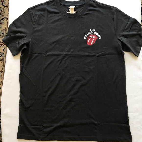 Rolling Stones H&M 2-sided T-shirt LARGE NWT - Picture 2 of 8